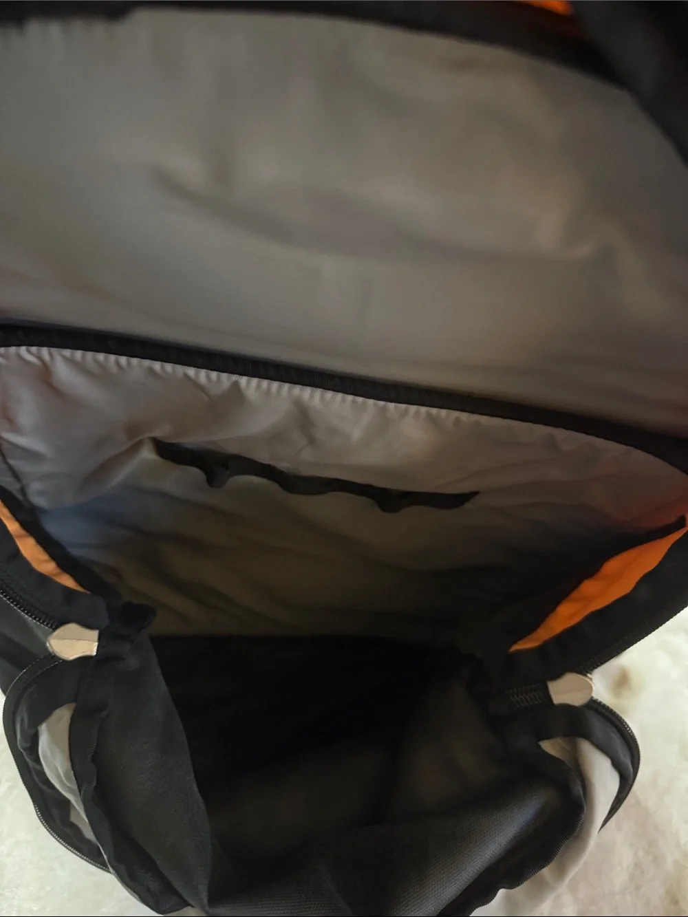 The North Face Gray, Black & Yellow Men's Backpack